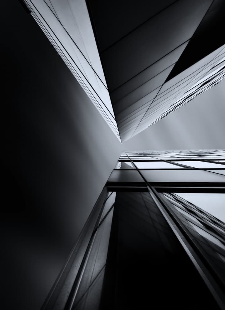Modern City Angles by Ercan Sahin — canvas wall art