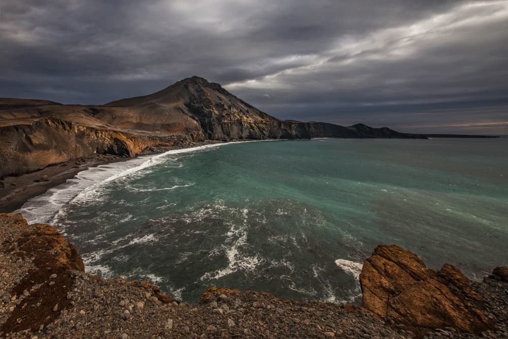 Dramatic Coastal Vista by Bragi Ingibergsson - BRIN — canvas wall art