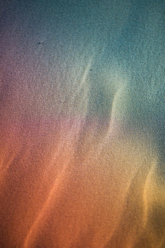 Colorful Sand Waves by Javier Pardina — canvas wall art