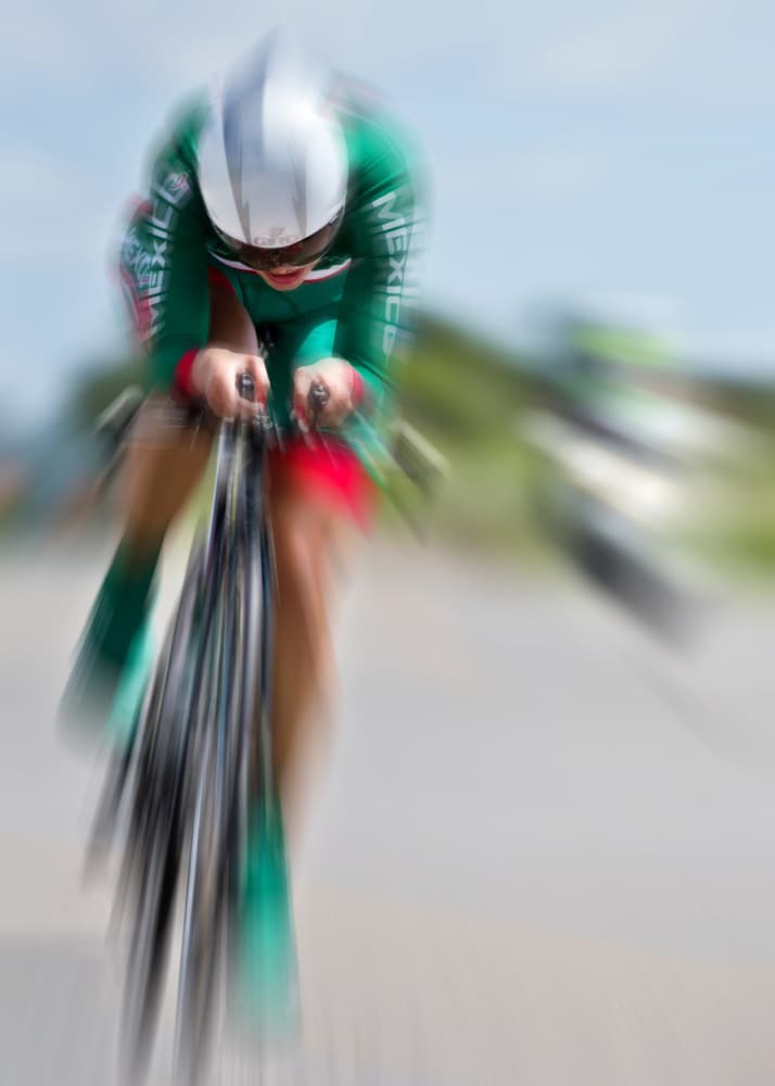 Womens Individual Time Trial No 3 Flow Version by The Learning Curve Photography — canvas wall art
