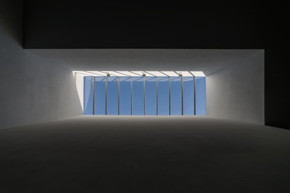 Blue Sky Modern Architecture by Filipe P Neto — canvas wall art