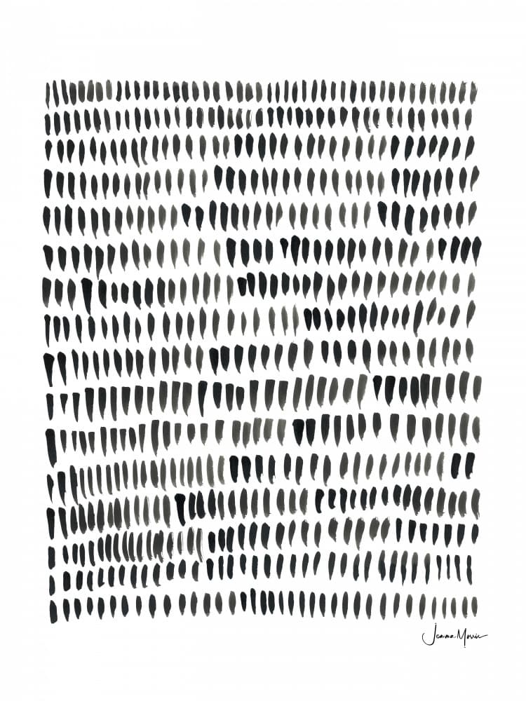 Minimalist Stroke Pattern by Jemma Morris — canvas wall art