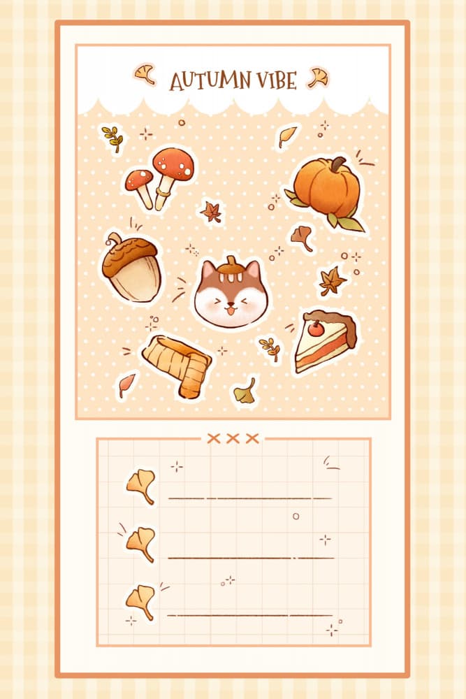 Cozy Autumn Vibe by Xuan Thai — canvas wall art