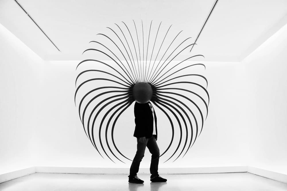 Geometric Gallery Figure by Josefina Melo — canvas wall art