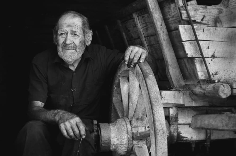 Old Man Wagon Wheel by Zoran Toldi (EFIAP AZSF) — canvas wall art