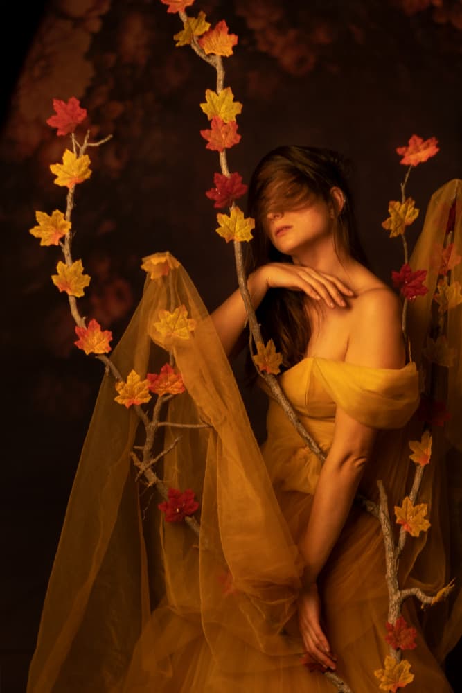 Golden Autumn Dream by Amnon Eichelberg — canvas wall art