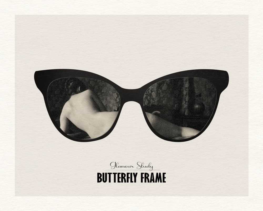 Butterfly Nude Reflection by Wild Violets — canvas wall art