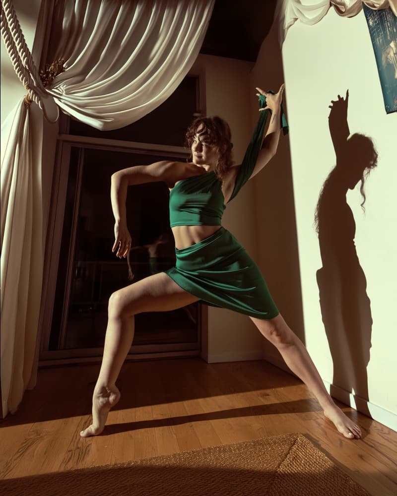 Dynamic Dancer Shadow by Tyler McAuley — canvas wall art