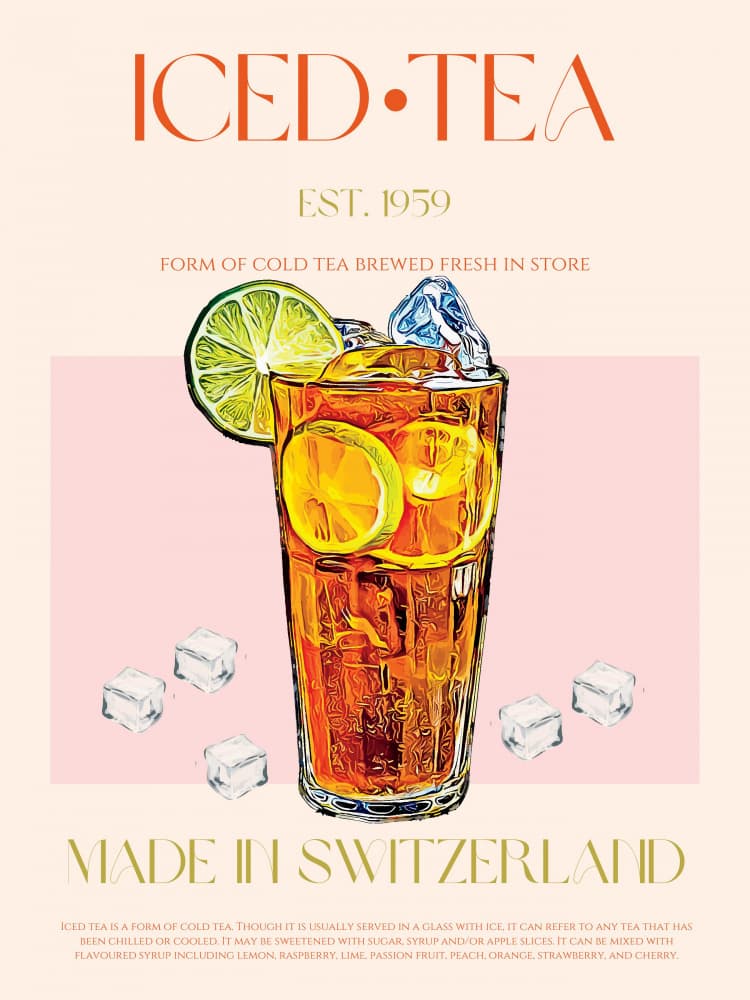 Classic Iced Tea by Nazma Khokhar — canvas wall art