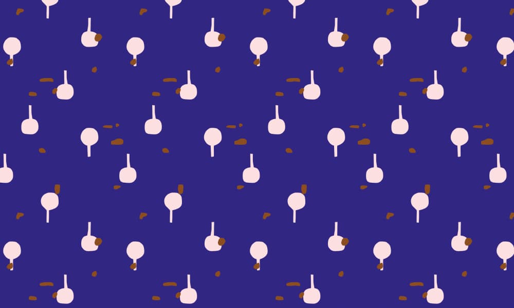 Deep Blue Abstract Pattern by Maren Gross — canvas wall art