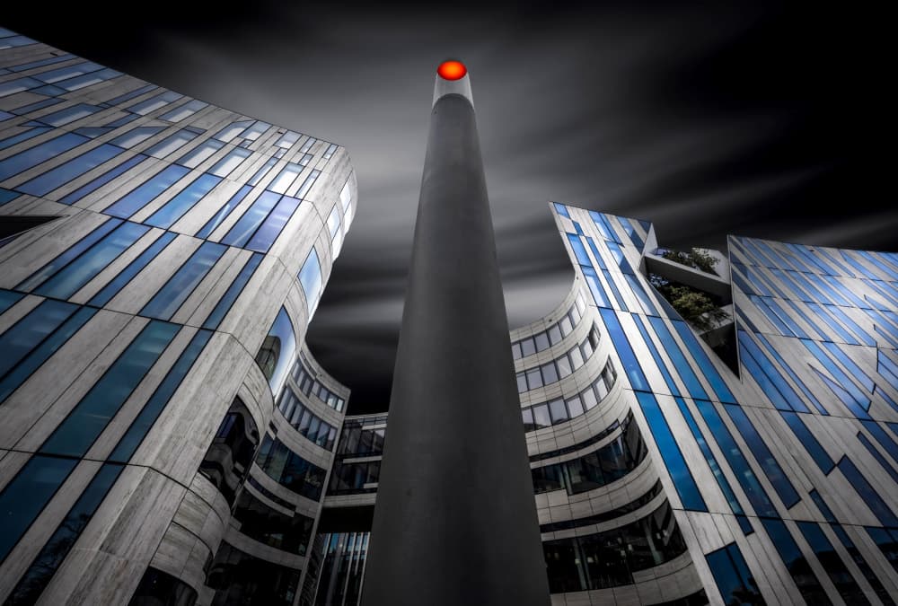 Modern Urban Beacon by Roland M Schwerdtfeger — canvas wall art
