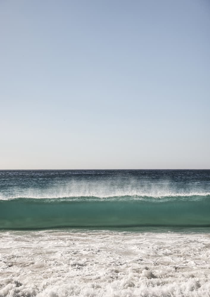 Ocean Landscape With Waves by Shot by Clint — canvas wall art