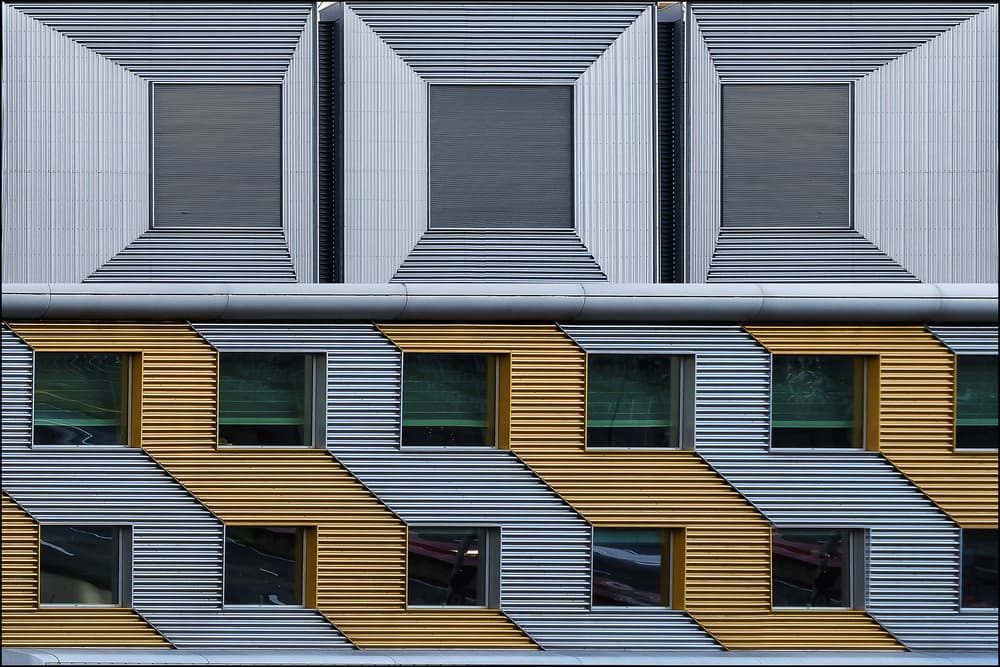 Modern Architectural Patterns by Henk van Maastricht — canvas wall art