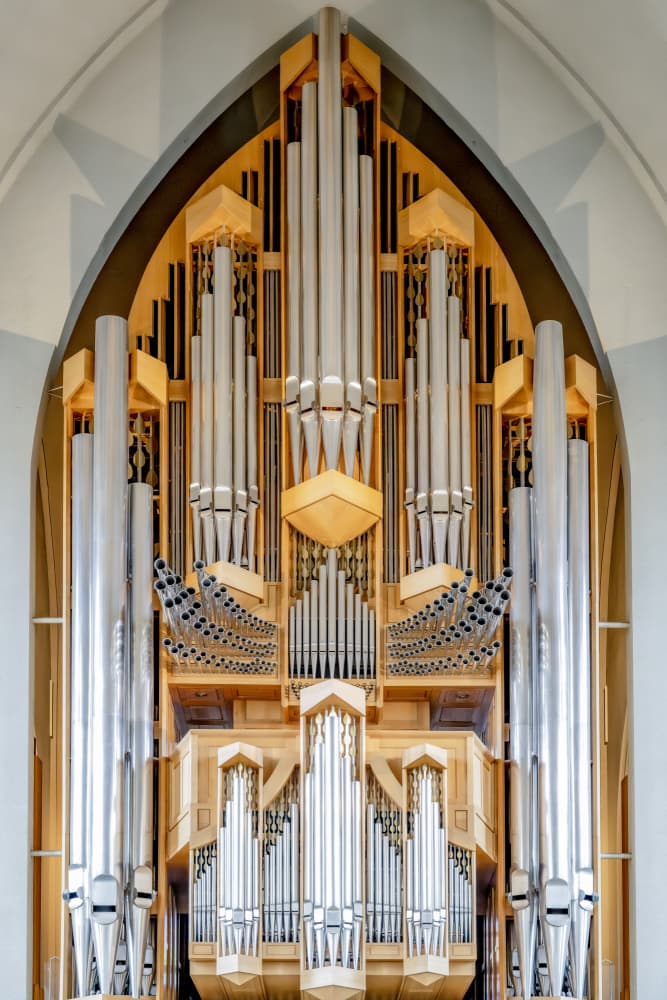 Majestic Church Organ by Linda Wride — canvas wall art
