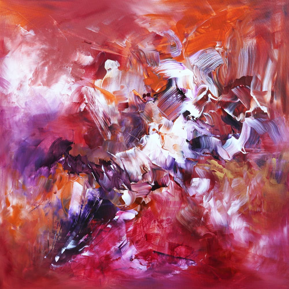 Fiery Abstract Energy by Paresh Nrshinga FRSA — canvas wall art