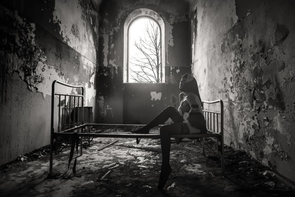 Abandoned Room Ballerina by Marco Redaelli — canvas wall art