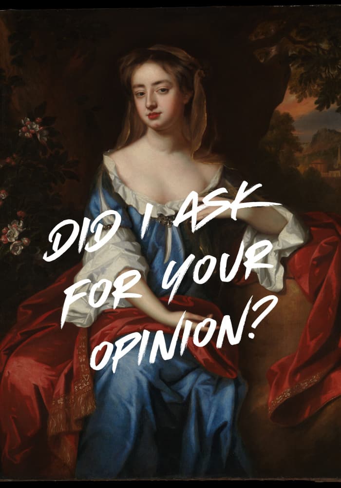 Elegant Opinion Woman by Athene Fritsch — canvas wall art
