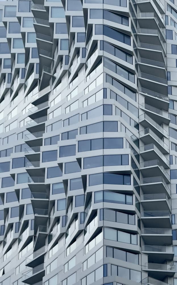 Abstract Skyscraper Facade by Rob Darby — canvas wall art