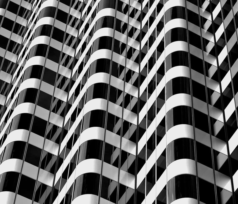 Modern Building Curves by Robin Wechsler — canvas wall art