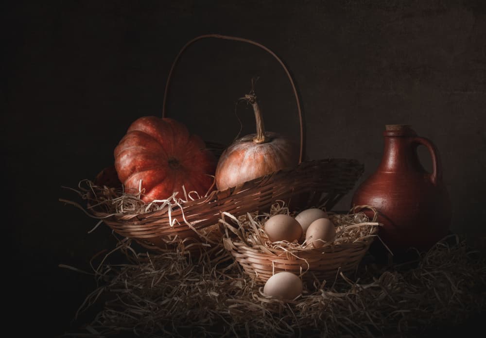 Rustic Autumn Harvest by Margareth Perfoncio — canvas wall art