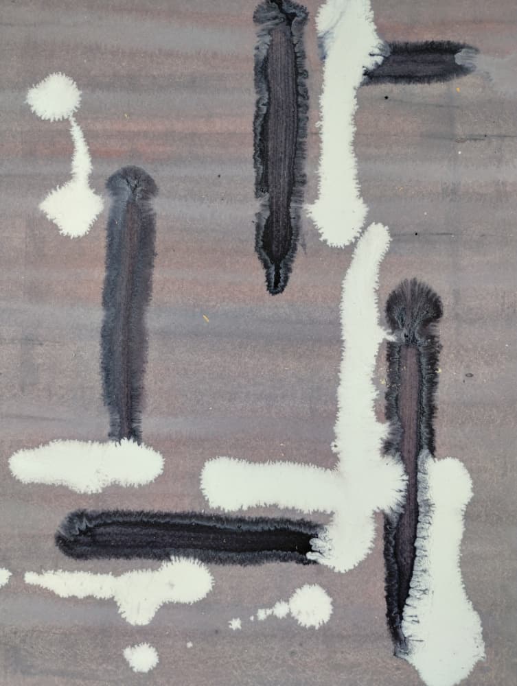 Abstract Ink Strokes by Michael Cross — canvas wall art
