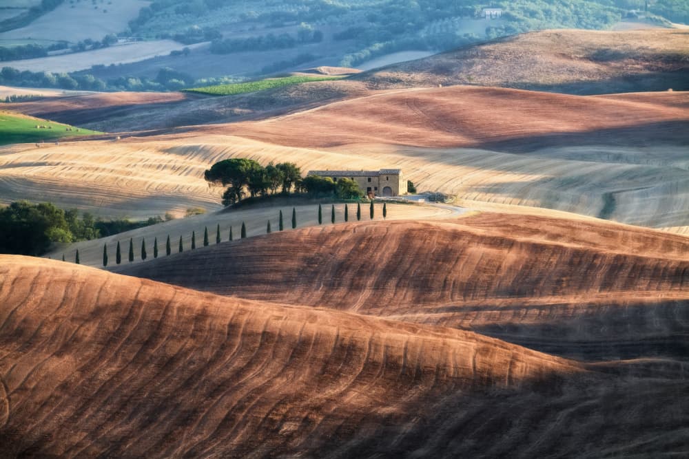 Tuscan Rolling Hills by Sebastian Prioteasa — canvas wall art