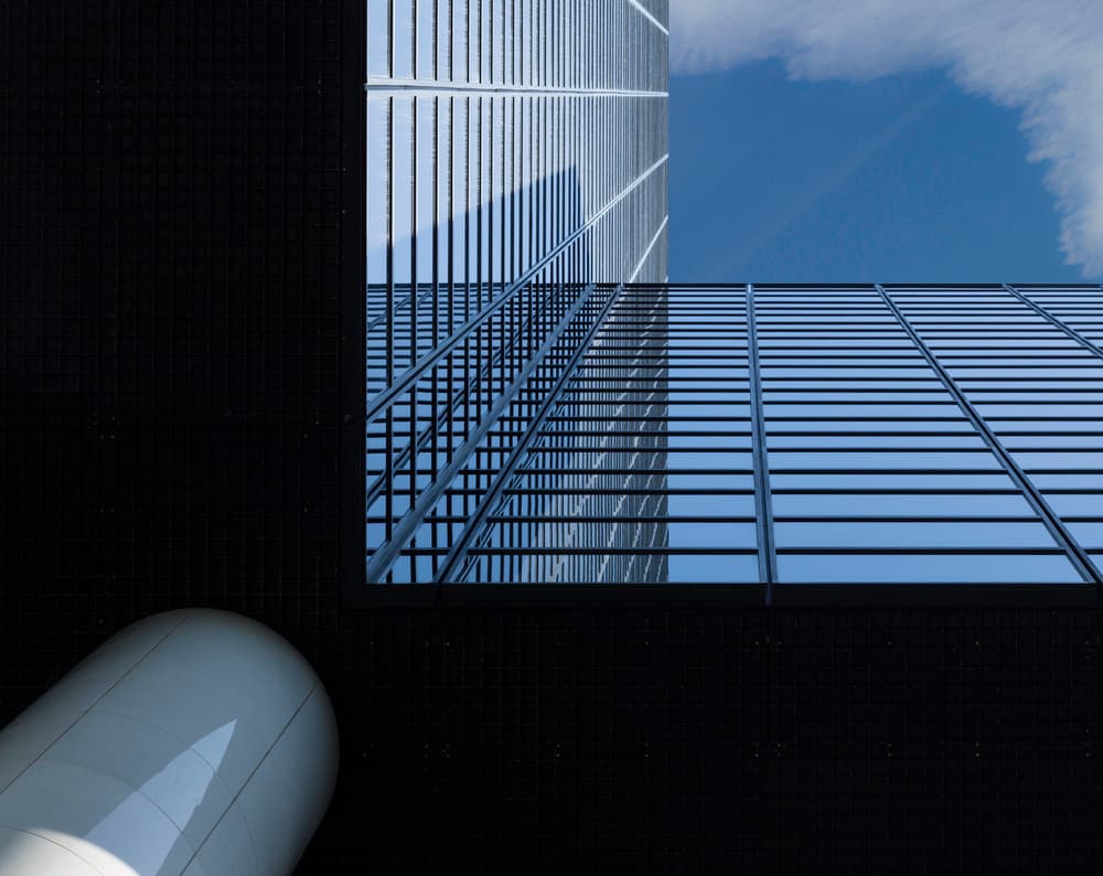 Modern Glass Reflections by Greetje van Son — canvas wall art