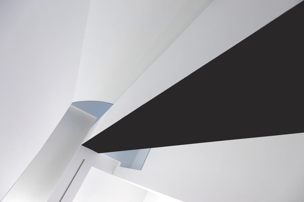 Abstract White Geometry by Jeroen van de Wiel — canvas wall art