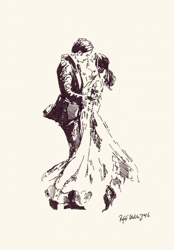 Romantic First Dance by Rafal Kulik — canvas wall art