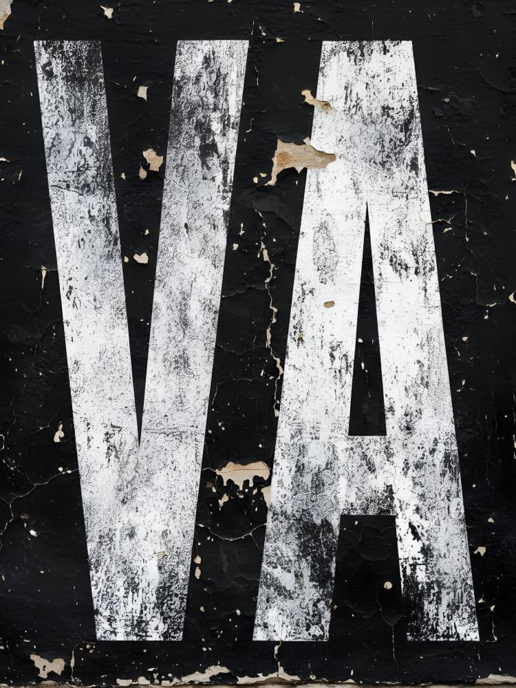 Peeling Urban VA by HUGO — canvas wall art
