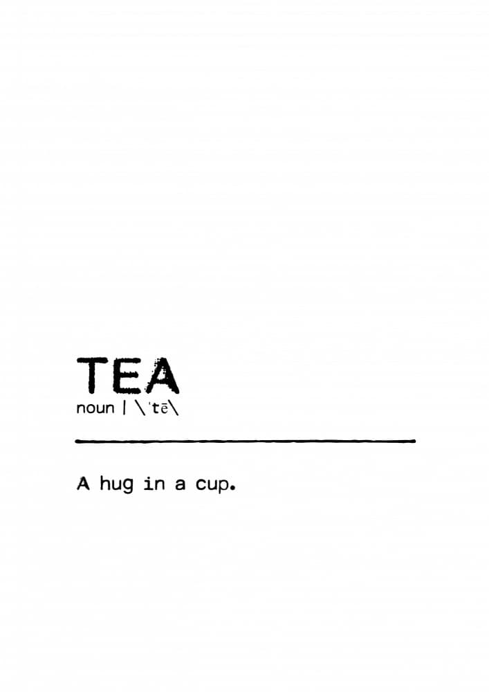 Tea Hug In A Cup by Orara Studio — canvas wall art
