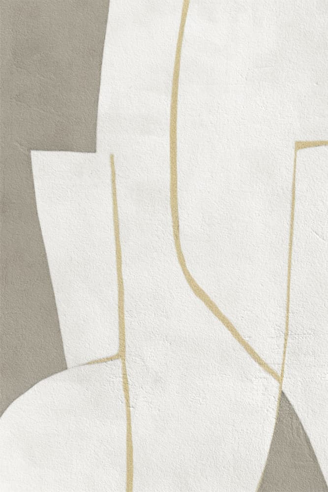 Neutral Abstract Forms by Alma — canvas wall art