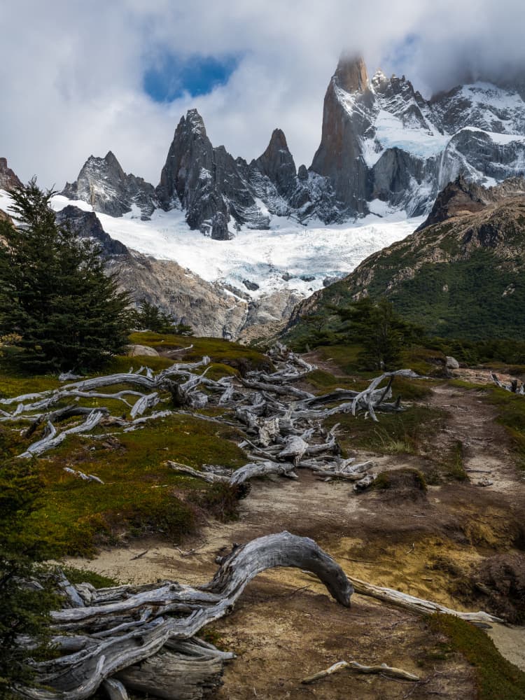 Majestic Fitz Roy Peaks by Patrick Dessureault — canvas wall art
