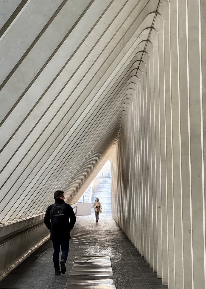People In Modern Lines by Lus Joosten — canvas wall art