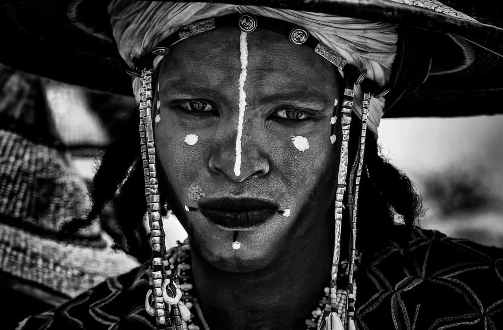 Intense Tribal Gaze by Joxe Inazio Kuesta Garmendia — canvas wall art