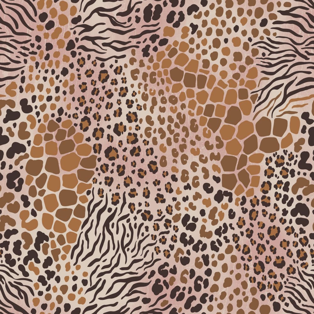 Wild Patchwork Pattern by Alexandra Weise — canvas wall art