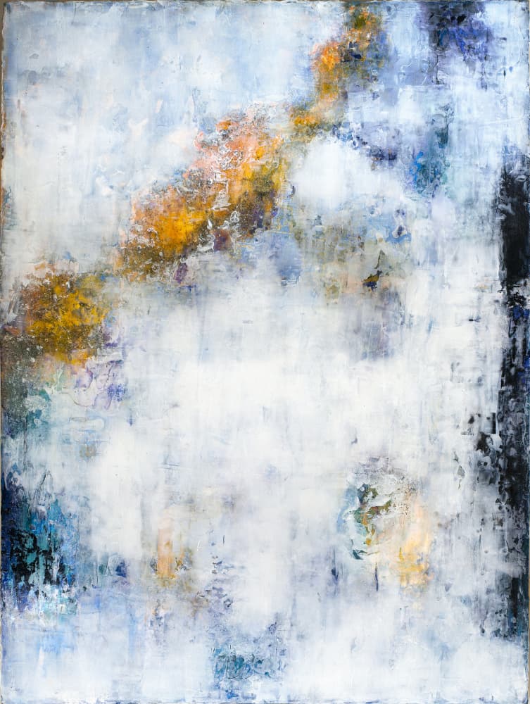 Ethereal Golden Stream by Deb Chaney — canvas wall art