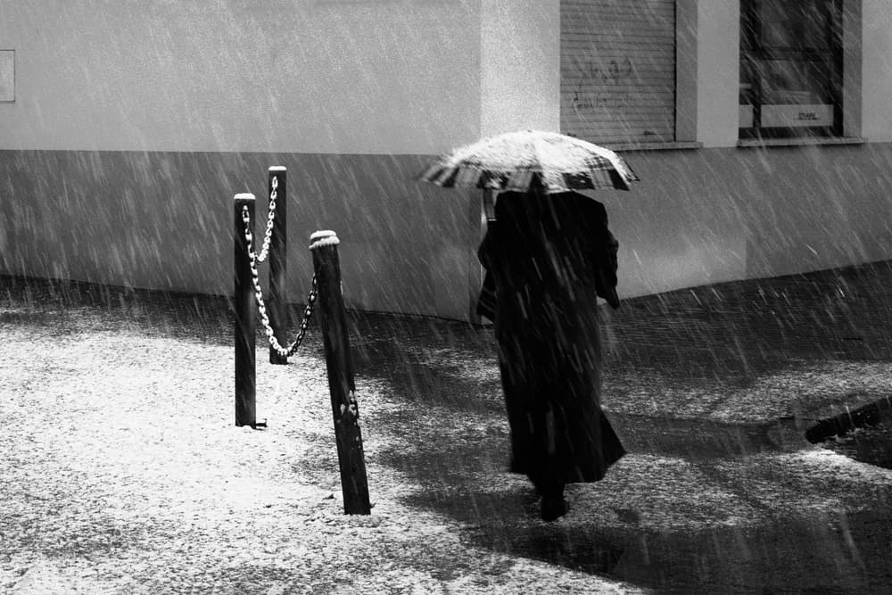 Urban Rain Journey by Alexander Jikharev — canvas wall art