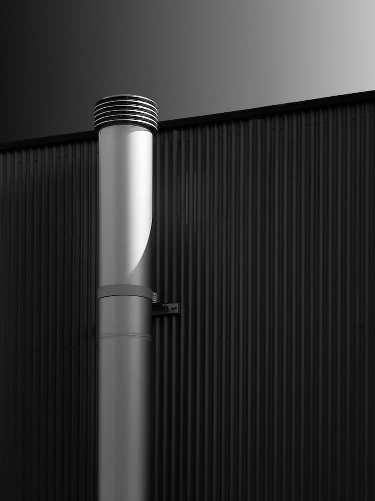 Sleek Industrial Pipe by Streiff Marcel — canvas wall art