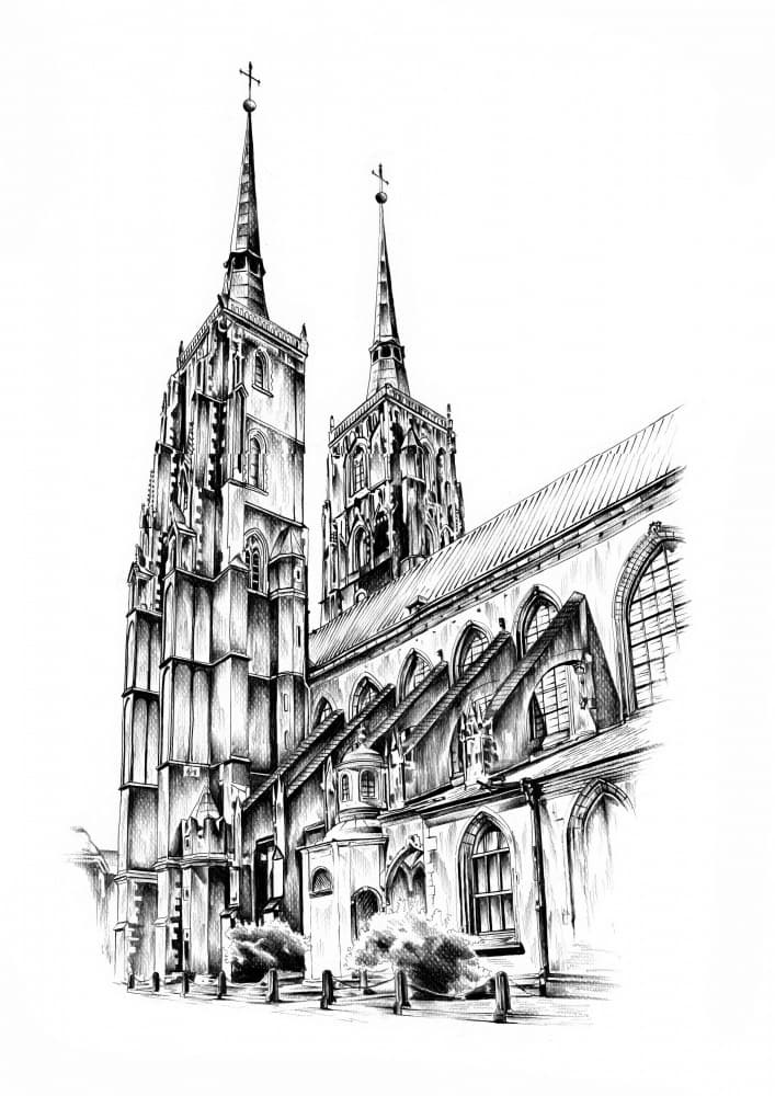 Majestic Gothic Spires by Kulik — canvas wall art
