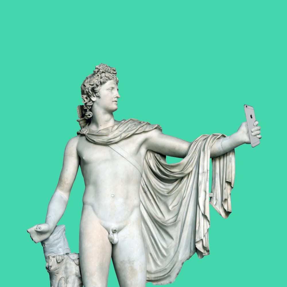 Apollo Takes a Selfie by Artem Pozdniakov — canvas wall art