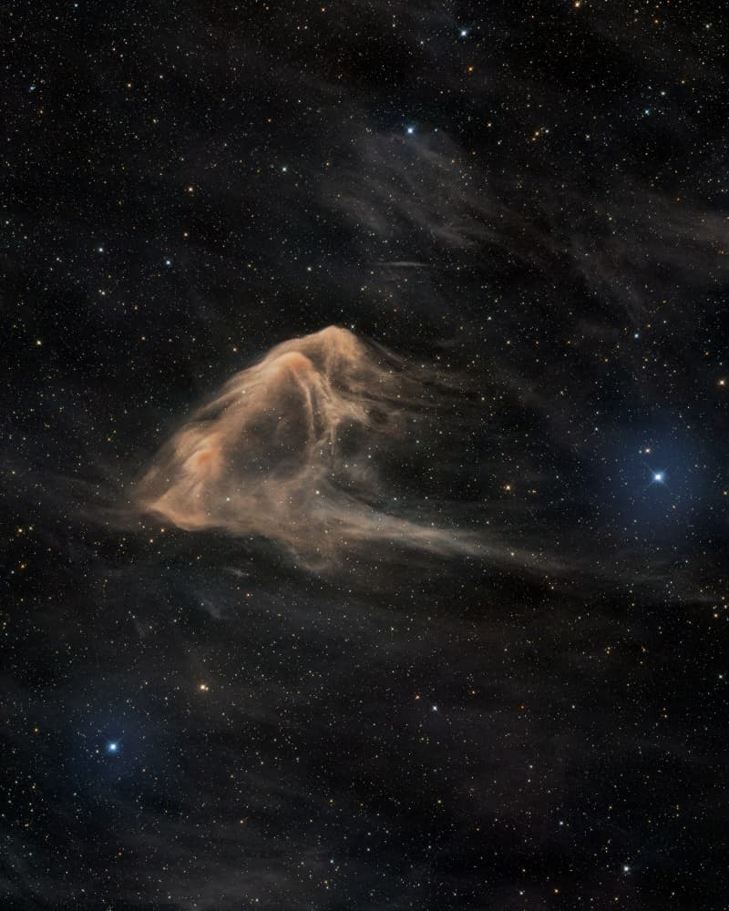 Mysterious Cosmic Dust Cloud by Vikas Chander — canvas wall art