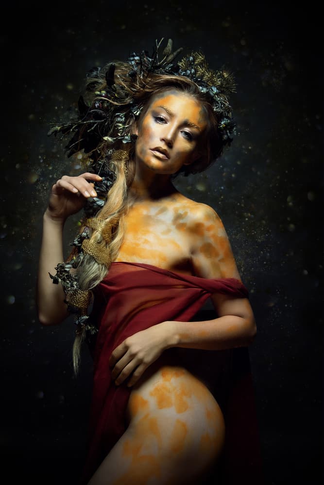 Ethereal Forest Goddess by Siegart — canvas wall art