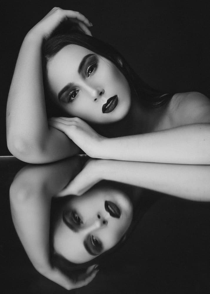 Dark Beauty Reflection by Djayent Abdillah — canvas wall art