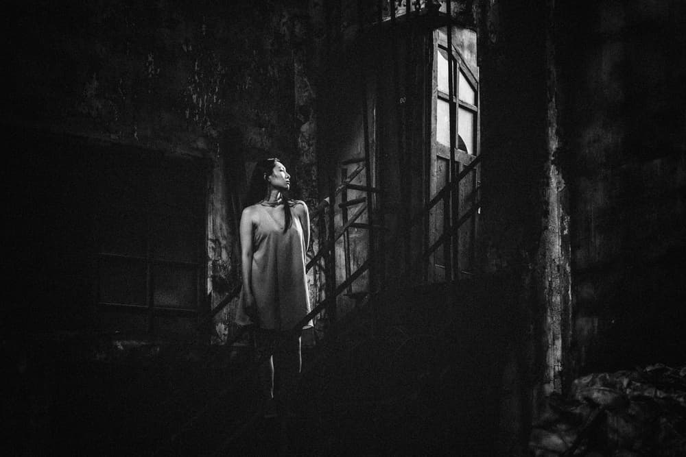 Dark Room Solitude by Nobu Ishijima — canvas wall art
