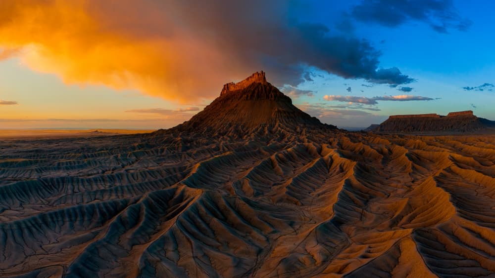 Dramatic Desert Landscape by James Bian — canvas wall art