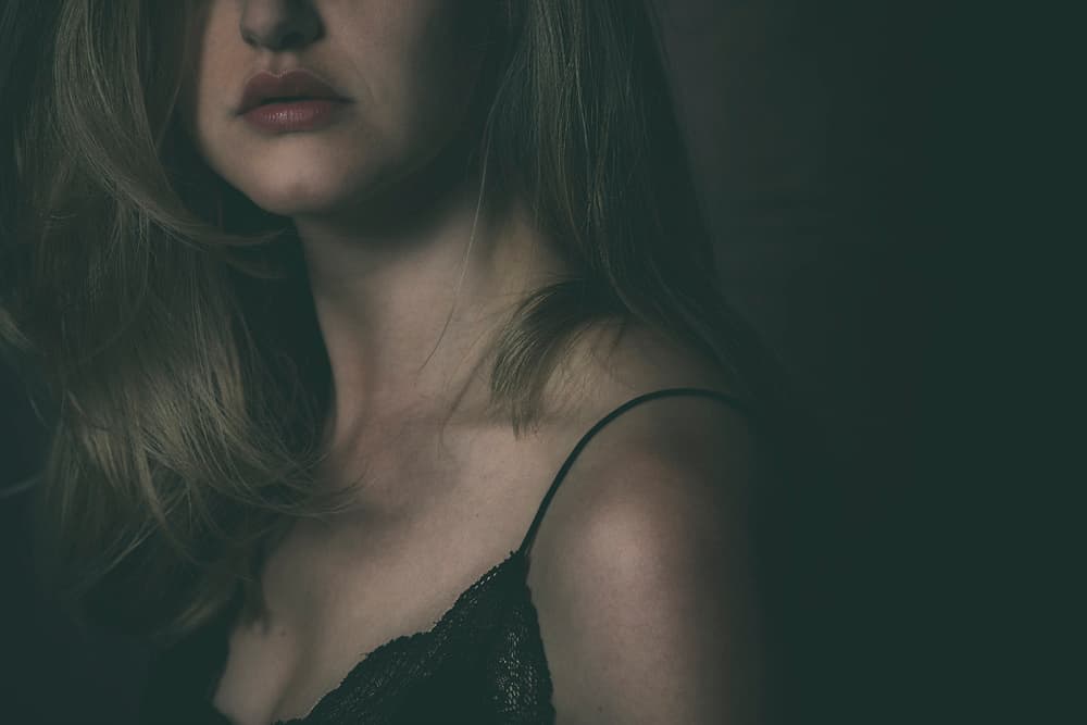 Moody Female Portrait by Jacob Tuinenga — canvas wall art