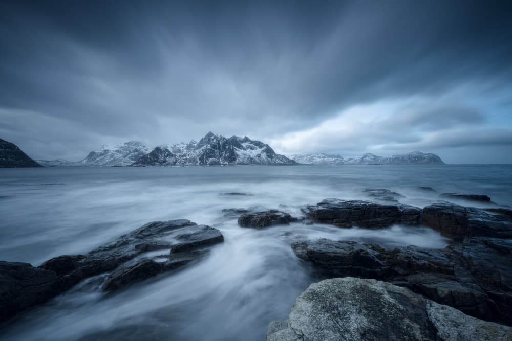 Dramatic Winter Coast by Doroteo Tobarra Narro — canvas wall art
