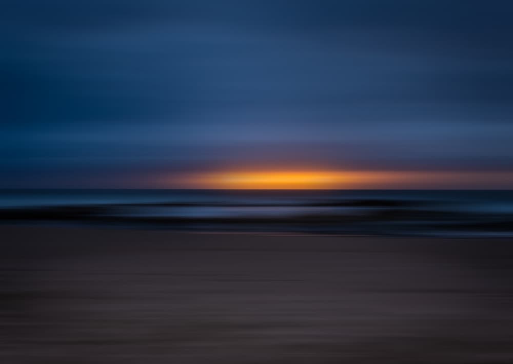 Abstract Beach Sunset by Hein Jonker — canvas wall art