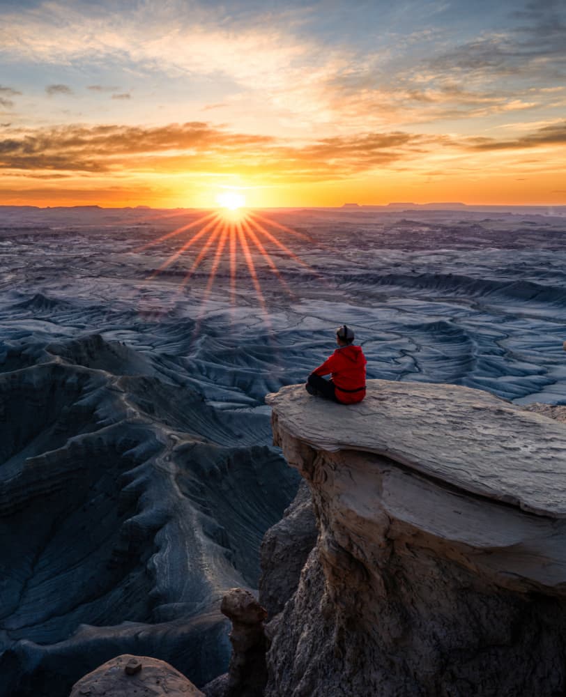 Clifftop Sunset View by Bing Li — canvas wall art